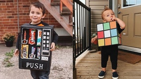 Cardboard boxes and $5 are all this mom needs to create show-stopping Halloween costumes