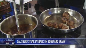 Texas Beef Eyeballs with Boneyard Gravy