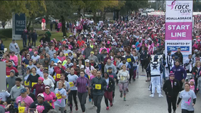 Thousands gather for Komen Dallas Race for the Cure despite chilly weather