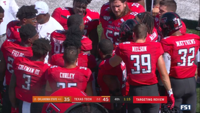 Duffey leads Texas Tech past No. 21 Oklahoma State 45-35