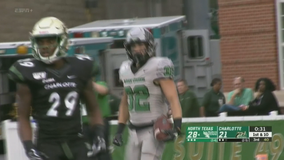 Charlotte edges North Texas 39-38 on TD with 18 seconds left