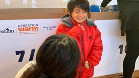 Operation Warm surprises Dallas students with new coats as temperatures drop near freezing