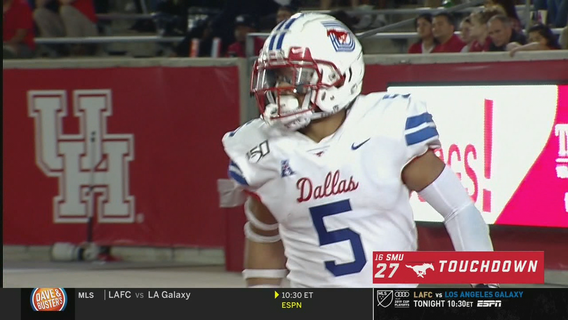 Buechele, Jones lead No. 16 SMU past Houston, 34-31