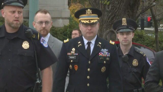 Army officer testifies he raised concerns about Ukraine, Trump