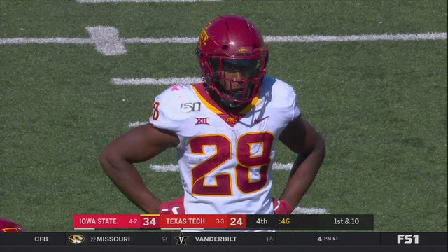 Purdy, Iowa State keep rolling in 34-24 win over Texas Tech