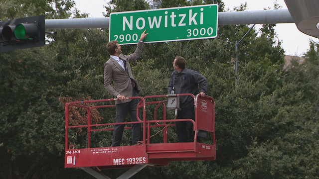 Street near American Airlines Center renamed Nowitzki Way