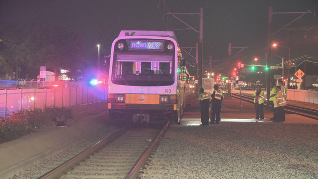 Man pinned under DART train near VA Medical Center Station