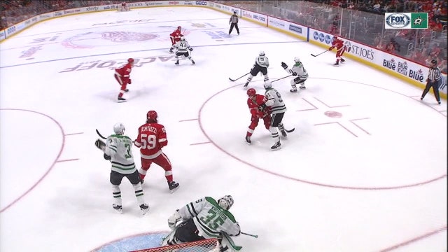 Anthony Mantha's 4th goal gives Red Wings 4-3 win over Stars