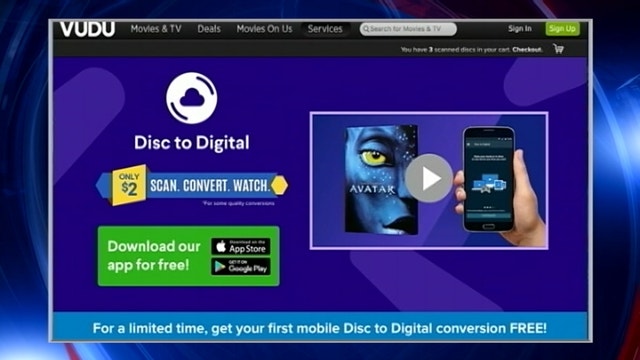Walmart service lets people convert DVDs into digital copies