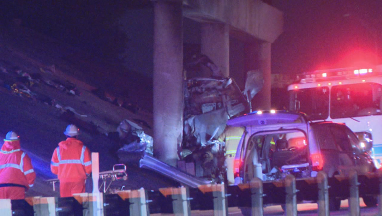 Driver Hits Loop 820 Bridge Support, Dies In Fiery Crash | FOX 4 Dallas ...