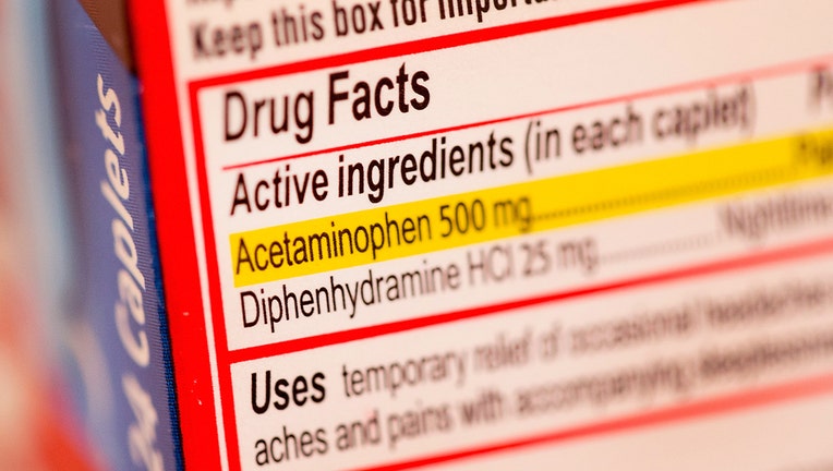 CHICAGO, IL - APRIL 14: Tylenol, which contains acetaminophen, is shown on April 14, 2015 in Chicago, Illinois. New research has shown that acetaminophen, which is found in many over-the-counter painkillers, can dull feelings of pleasure. Previous research found that the medication had a similar effect with feelings of dread. (Photo Illustration by Scott Olson/Getty Images)