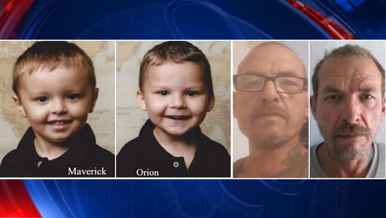 New Mexico police say 3-year-old Maverick and his 4-year-old brother, Orion, may have been abducted by their father, Clarence Michael Ransom. (Photos: Las Cruces Police Department)