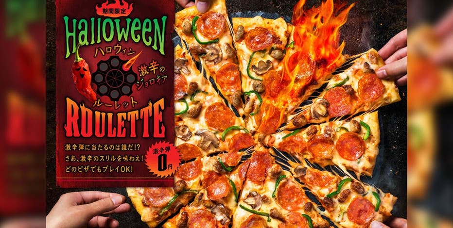 Domino's Japan selling 'Halloween Roulette' pizza, which has