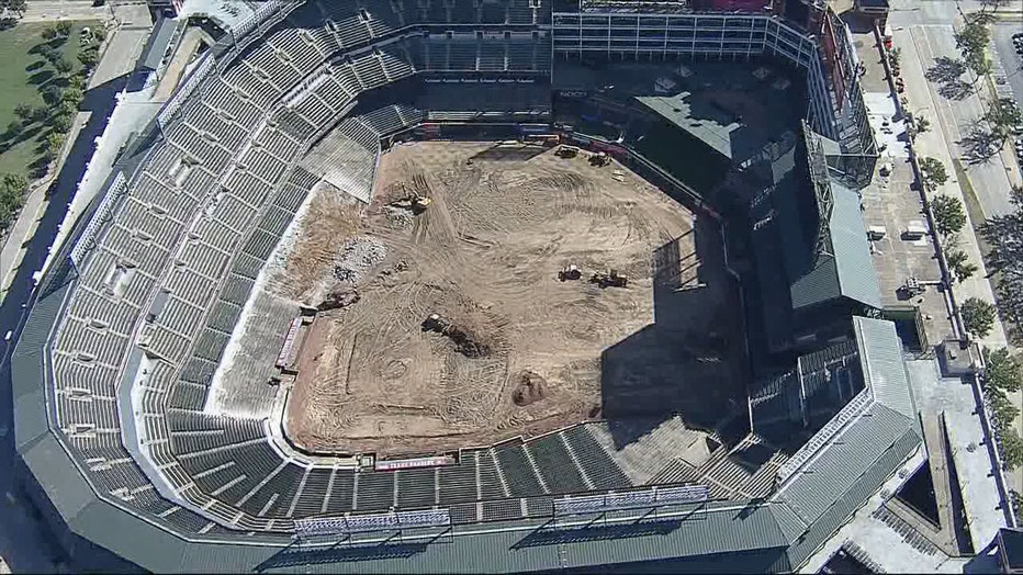 What does the future hold for the Rangers old Globe Life Park