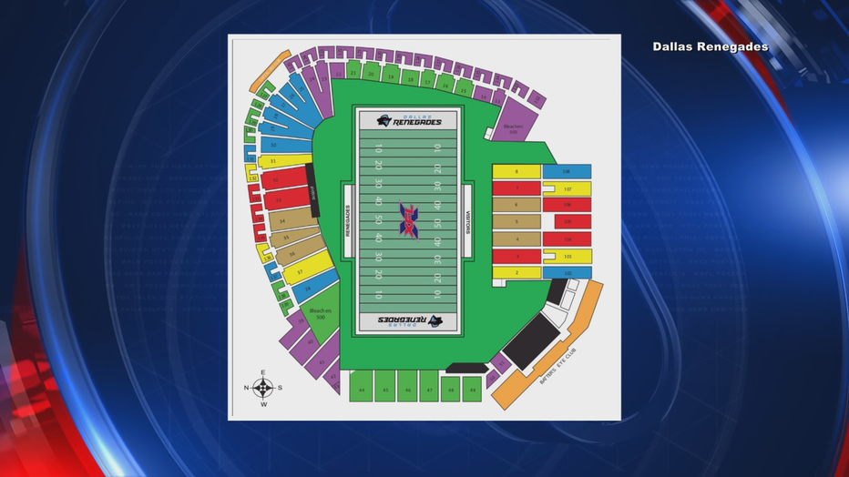 Seats to be added to convert Globe Life Park into a football field