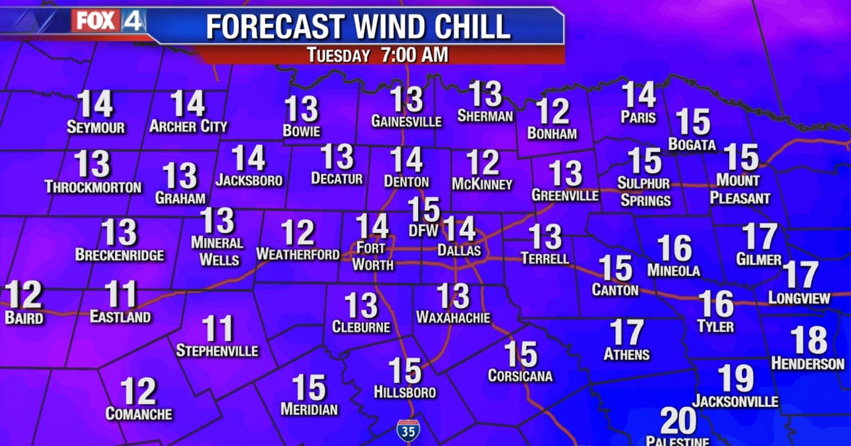 Arctic front will drop temps into the 20s overnight, wind chill in ...