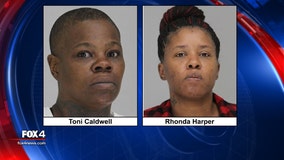 Two women accused of looting North Dallas home damaged by tornado