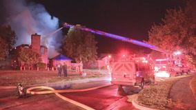 North Texas home damaged by recent severe weather damaged by morning fire