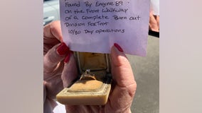 Ring that survived 1961 Bel-Air Fire found amid Getty Fire rubble