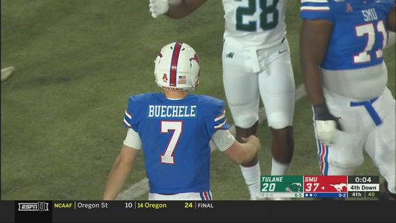 Buechele, Jones lead SMU over Tulane 37-20
