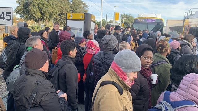 Overhead wire repairs trigger delays with DART light rail system Wednesday