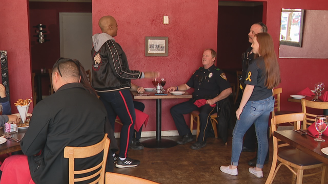 Community comes together to raise money for Garland officers battling cancer