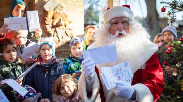 Santa Claus back at work in Germany answering Christmas mail
