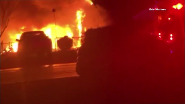 Fire destroys large home, trailer in Argyle