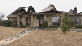 Forney family getting help from the community after a fire destroyed their home on Christmas