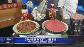 Cranberry Key Lime Pie