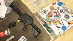 Florida couple buys baby bouncer at Goodwill, finds semi-automatic rifle inside