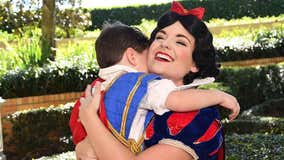 Heartfelt moment between Disney princess and boy with autism