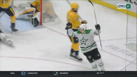 Khudobin helps Stars beat Predators for 4th win in 5 games