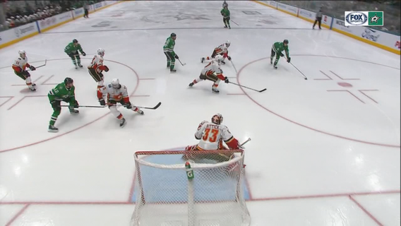 Flames score 3 power-play goals, beat Stars 5-1