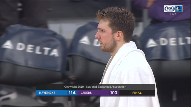 Luka gets 27, Mavs snap Lakers' 10-game win streak 114-100