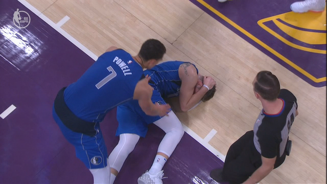 Doncic questionable against OKC after Sunday’s hard fall