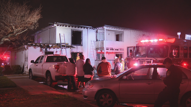 Fire damages North Dallas apartment building