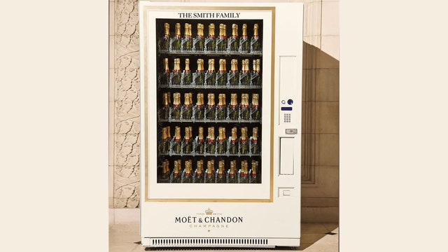 Neiman Marcus sells three $35,000 champagne vending machines offered for Christmas season