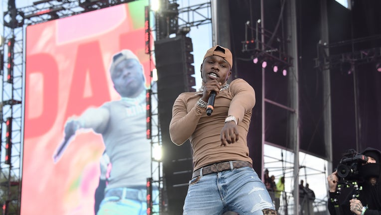 NEW YORK, NEW YORK - OCTOBER 13: DaBaby performs live during Rolling Loud music festival at Citi Field on October 13, 2019 in New York City. (Photo by Steven Ferdman/Getty Images)