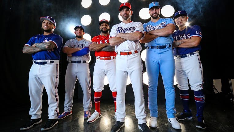 FOX Sports: MLB on X: The Texas Rangers will wear these throwback uniforms  on Saturday ‼️ 📷: @Rangers  / X