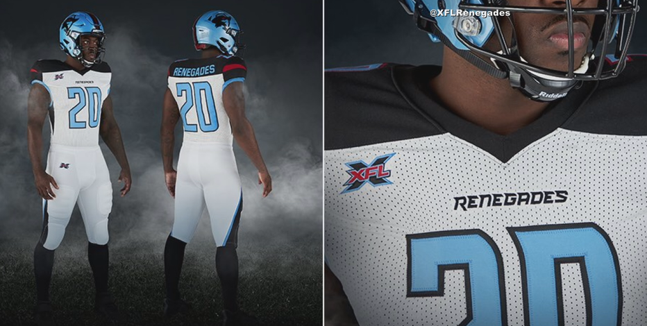 Xfl dallas renegades uniforms store