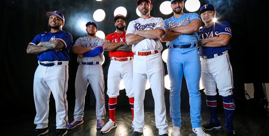 FOX Sports: MLB on X: Shoutout to the @Rangers powder blue unis