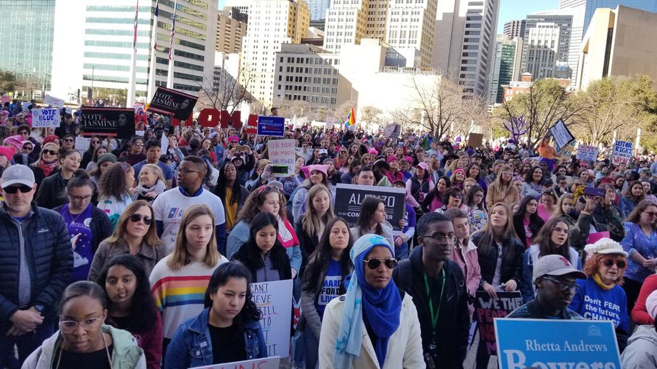 Hundreds take part in Dallas Women's March