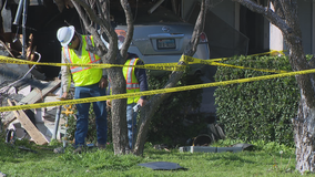 Driver injured after crashing into Oak Cliff home