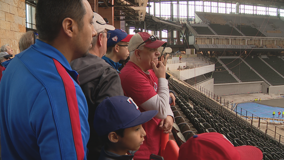 Rangers hold 'Peek at the Park' event at Globe Life Field