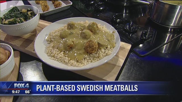 Plant-Based Swedish Meatballs & Gravy