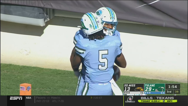 Tulane rallies for 30-13 win over Southern Miss in Armed Forces Bowl