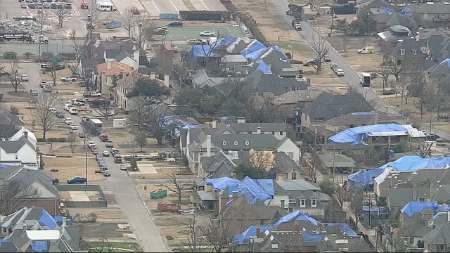 North Dallas residents prepping for severe weather threat while still rebuilding from Oct. tornado