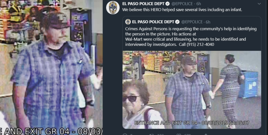 Authorities ID then-homeless man who saved baby during El Paso mass shooting