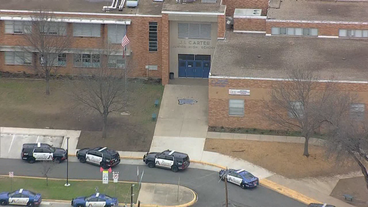 Fireworks set off at Arlington's Carter Junior High led to lockdown